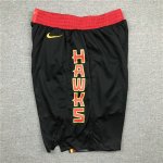 NBA Atlanta Hawks Homme Basketball Shorts Noir